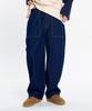 CONTROBANAL3 Raw Denim Wide Fatigue Pants [Indigo]