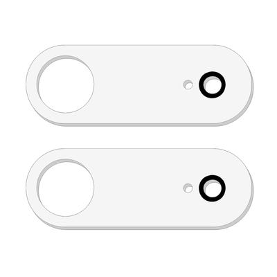 2 Stück Für iPhone 17 Air Kameraobjektivschutz 3D Bogenkante Kratzfest Gehärtetes Glas Objektivfolie