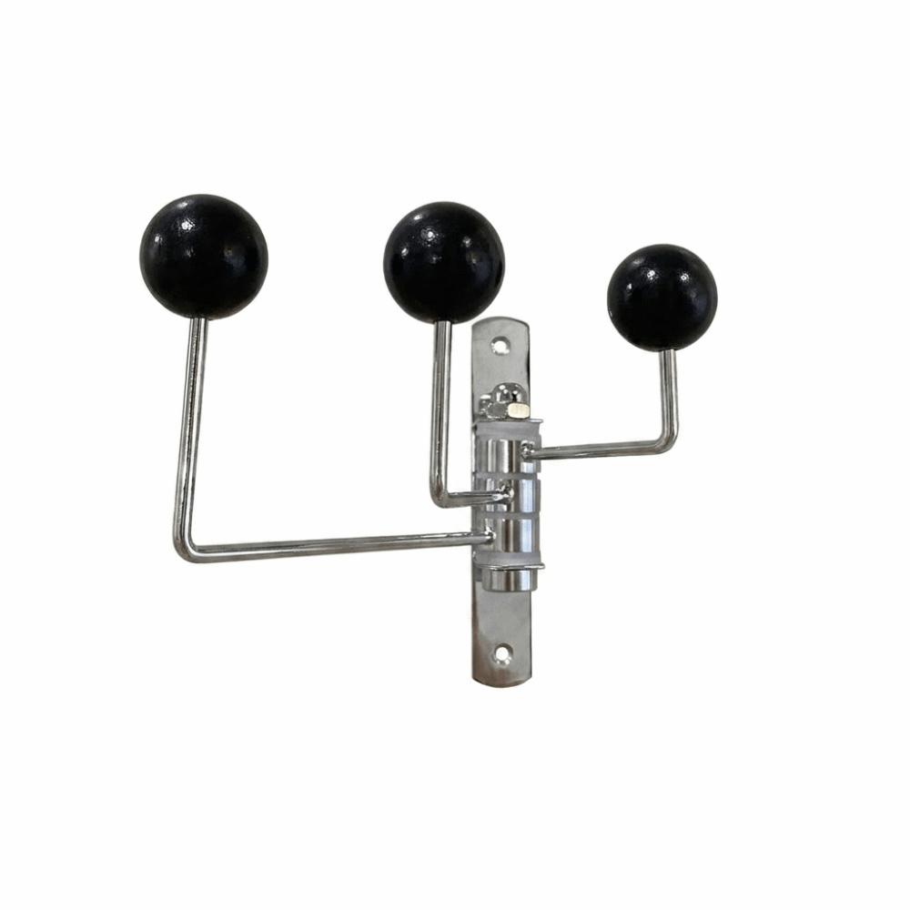 3/4 Hooks Wall Hook Space Saving Iron Art Decorative Metal Rotating Hook Vintage Creative Hat Holder Rack Entryway