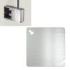 Modern Square Design Steel Cover Plate for 4 Square Inch Boxes Blank Metal Panel Suitable for Home & Office Decoration
