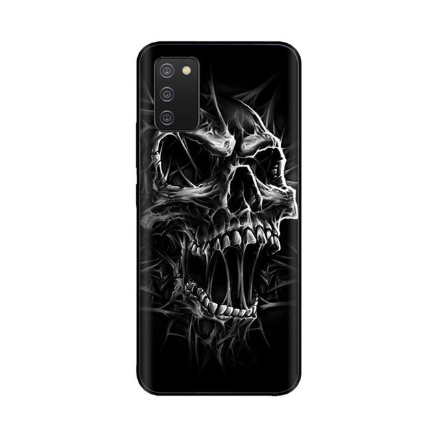 For Samsung A03s Case Silicone Soft Space Wolf Phone Cover For Galaxya03s A 03s A03 S Case 6 .5 Inch Tpu Bumper Fundas Painted