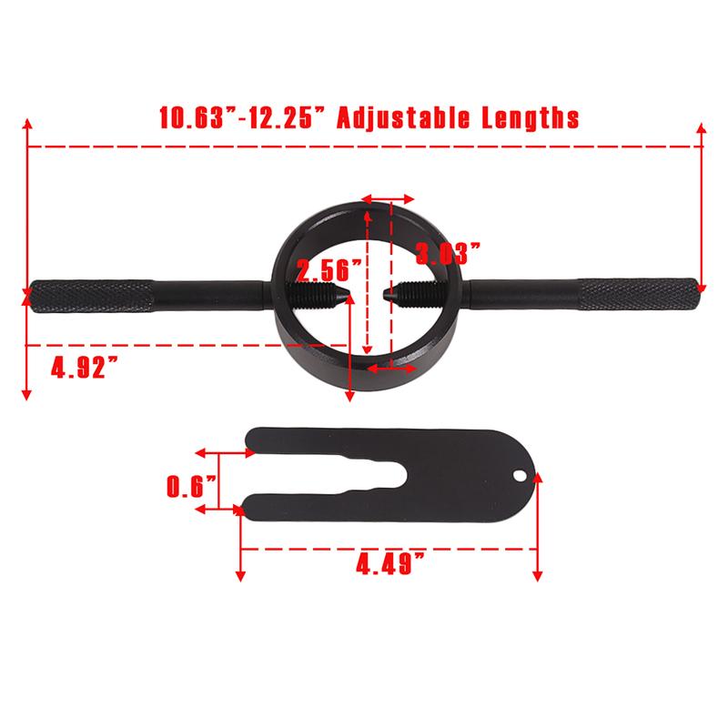 Motorcycle Repair Tools Kit Fork Oil Level Tool Fork Spring Compressor Damper Rod Bleed Tool