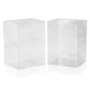 Scratchproof Card Collection Box With Clear Design PVC Packing Box Display Holder For Various Card Organzing Solution