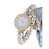 Small Pearl Diamond Chain Bracelet Exquisite Ladies Watch Digital Fritillary Dial Quartz Watch