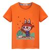 Labubu 100%Cotton T Shirt for Kids Boy 10years Kawaii Tops Pride Tshirt  Anime Short Y2k Toddler Girl Clothes Kids Clothes Girls