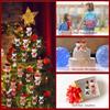 12-60 Stück Weihnachten Stofftiere Mini Teddybären Großpackung Weihnachts-Plüschtiere für Weihnachtsfeier Gastgeschenke Weihnachtsbaumschmuck