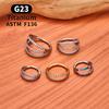F136 G23 Titanium Nose Ring 16G Hinged Segment CZ Septum Clicke Daith Earrings Hoops Ear Cartilage Tragus Helix Piercing Jewelry