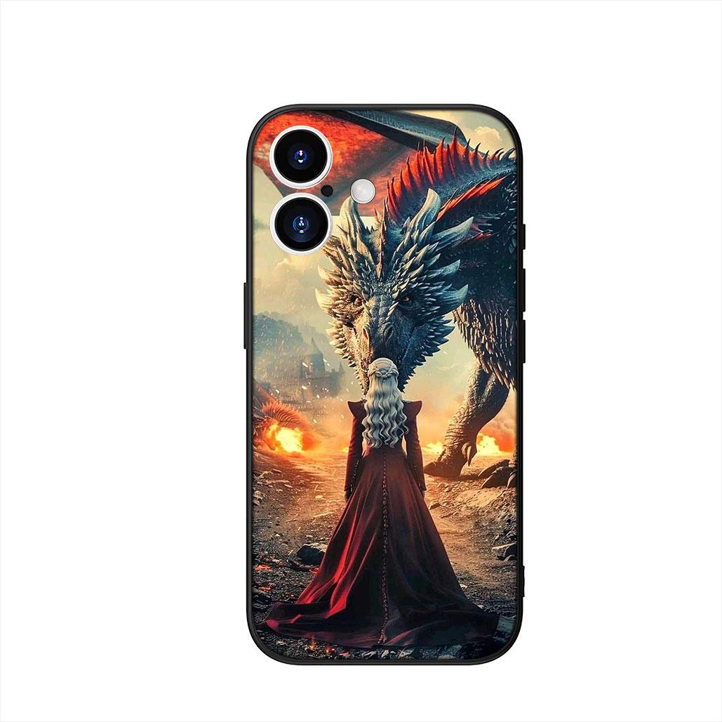 

Dragon Mother Thrones Phone Case for Motorola Moto G54 G05 G24 G67 G55 G75 G85 G15 G57 G86 Power Edge 50 30 Ultra Fusion neo Pro Motorola Edge 30
