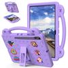 Samsung Galaxy Tab S10 FE+ Kids Case, EVA Foam, with Stand and Handle - Purple