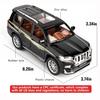 Model auta Toyota Prado v měřítku 1/24, stahovací auto ze zinkové slitiny se zvukem a světlem pro děti, chlapec, dívka dárek