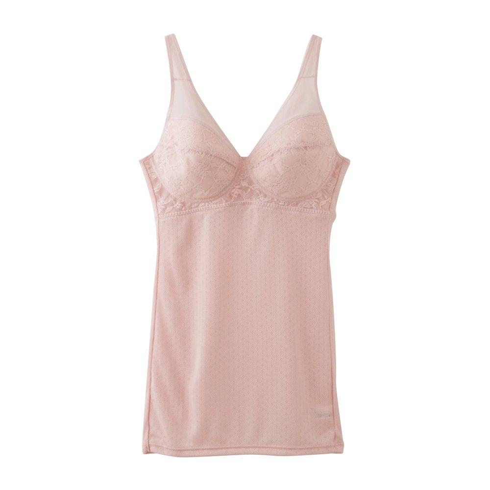 GUNZE EN2017H Lightweight Camisole Bra New Antique LL Women's Inner, Rose,