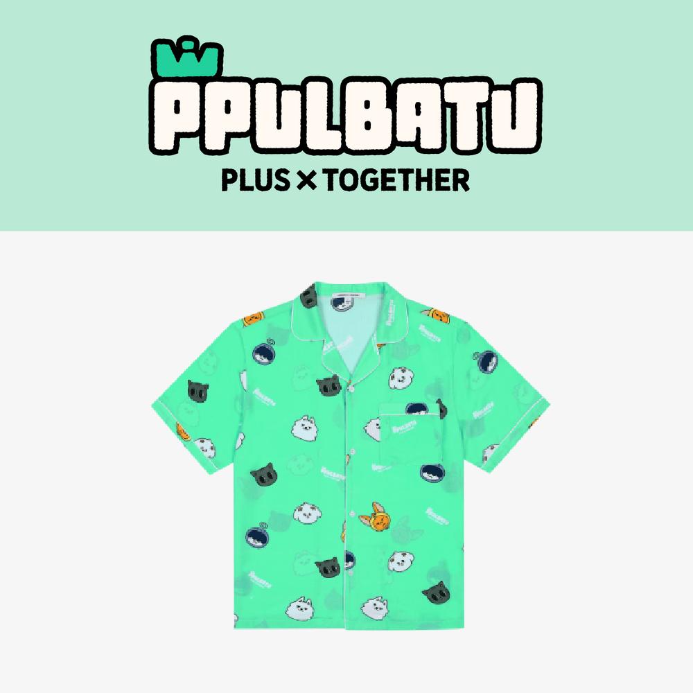 PPULBATU　PAJAMA　上下セット　TXT TXT - Pajama Pants (Mint) [PPULBATU Official MD] - K PLACE
