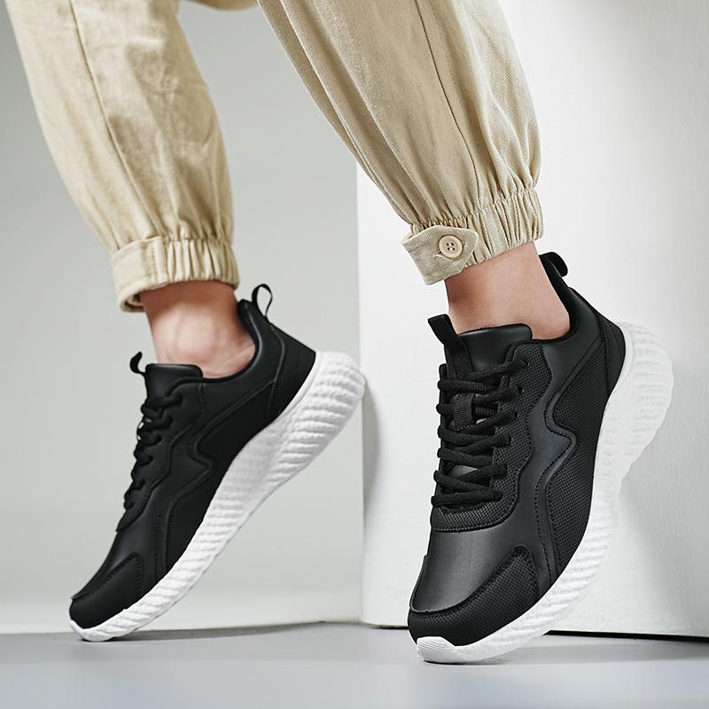 Men's Sneakers Fashion Mesh Outdoor Breathable Running Casual Shoes Comfortable Tennis Oversized Hiking Shoes White Sneakers Man