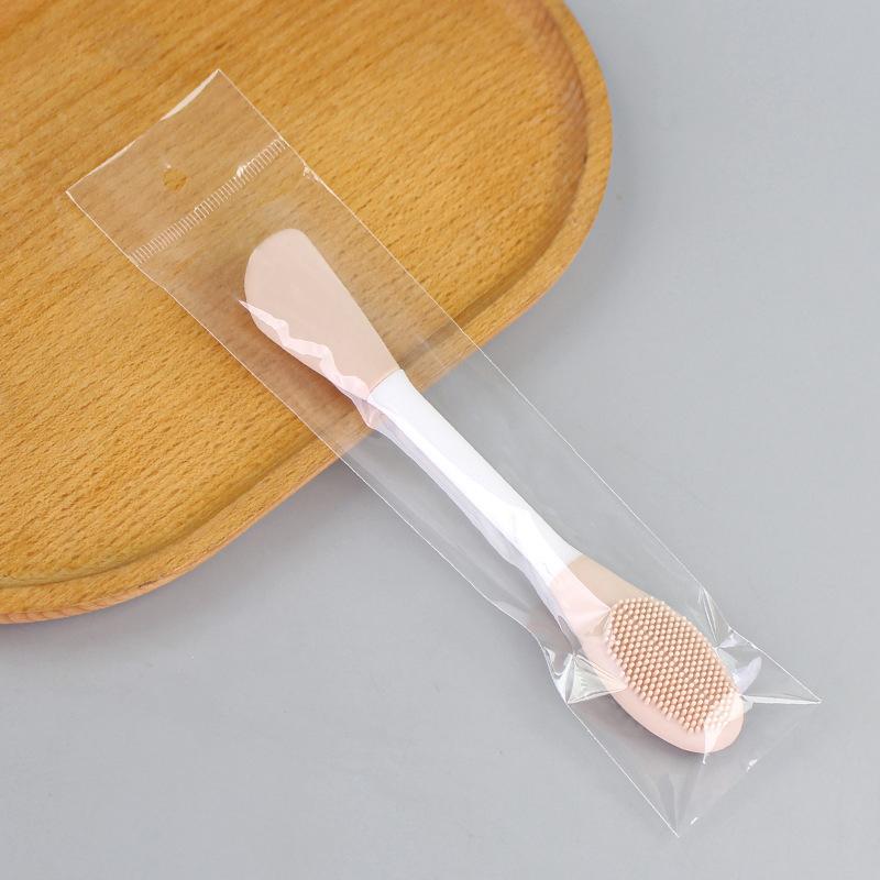 

Double-Headed Silicone Mask Brush Face Wash Mud Mask Scraper Beauty Tool Facial Massage Brush
