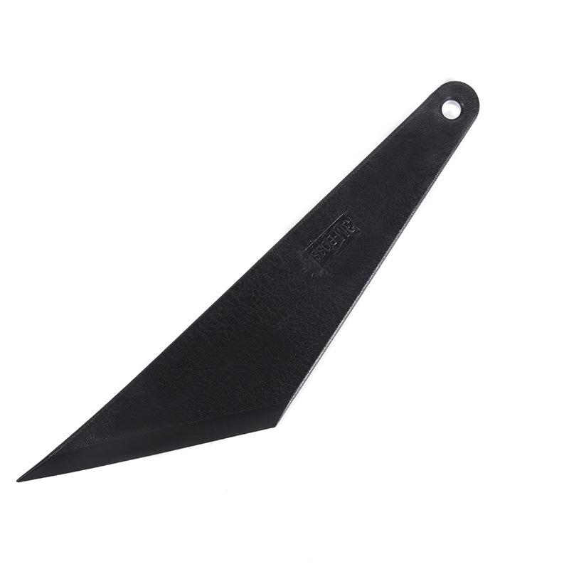 Hitzebeständiger Auto-Folienabzieher - 30° Groß, Dickes Kunststoff-Abziehmesser für Glas, Tapeten und scharfe Ecken.