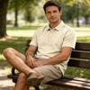 Men's Casual Lightweight Breathable Short Sleeve Polo Shirt with Classic Collar and Button Placket Suitable for Everyday Wear