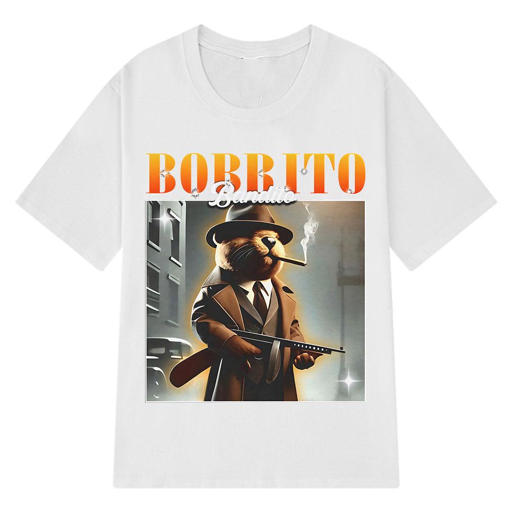 

Bobrito Bandito Funny Italian Brainrot Meme Graphic Fashion Design T Shirt Unisexs Women Harajuku T Shirts Casual Cotton Tshirts 4XL