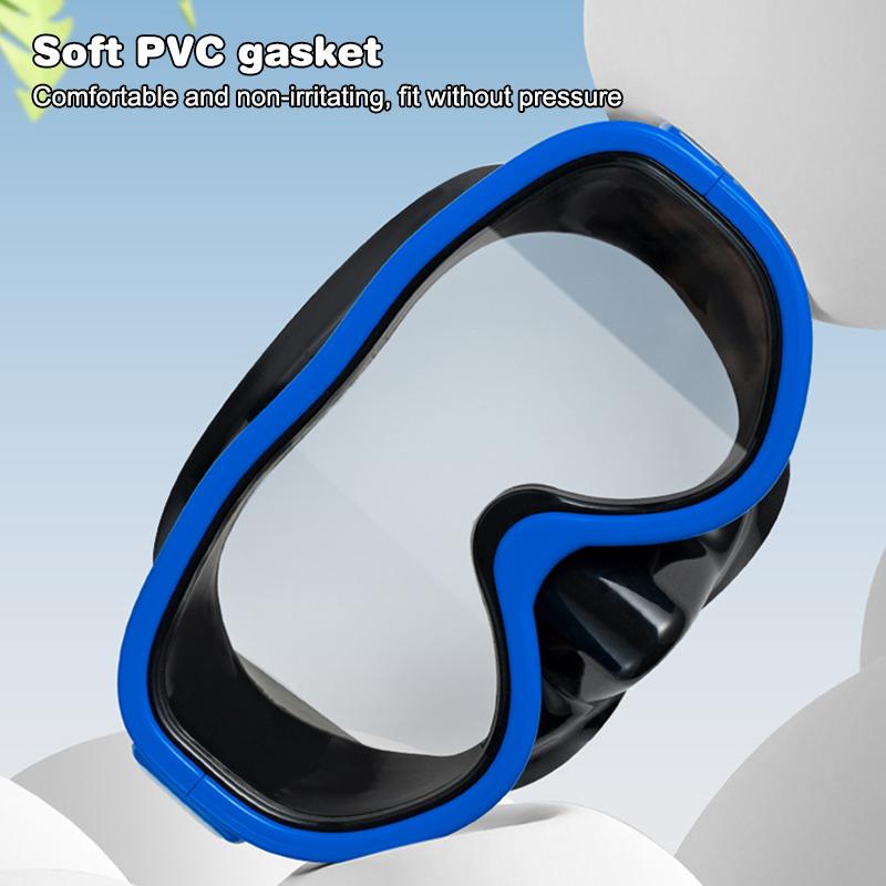 Set Maschera e Boccaglio Occhiali Anti-Appannamento Impermeabili Occhialini da Snorkeling Professionali Protezione UV Bambini Occhiali da Surf Spiaggia