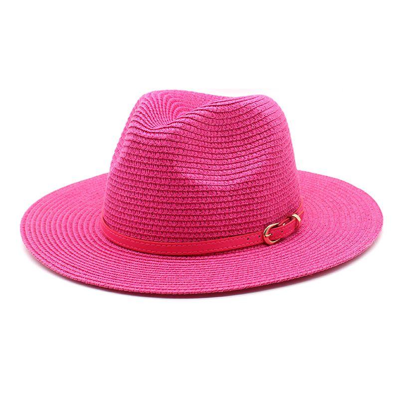New Grass Green Fashionable Casual Versatile Top Hat for Beach Travel Sun Protection Sun Hat