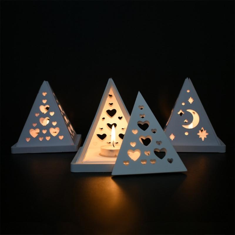 Flexible Silicone Candle Mould for Personalize Pyramid Designs Portable for Festival Occasions and Home Decoration