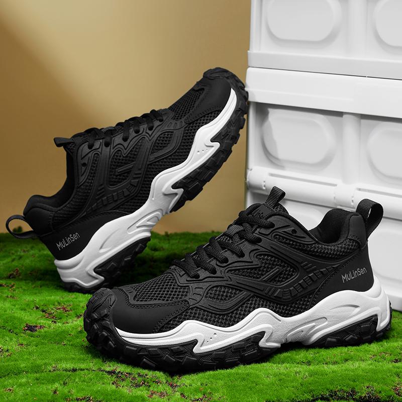 

Мужские пляжные сандалии, обувь с отверстиями, уличные повседневные сандалии, летние 46 чёрный