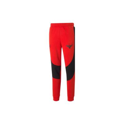 X Melo Rare Dime Color Block Printed Straight Loose Casual Pants Men Pants Orange 621727-01