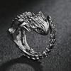 1 STuks Punk Vintage Zwart Grote Open Kruis Ring Voor Vrouwen Feest Sieraden Mannen Trendy Gotisch Goud Zilver Kleur Vinger Ringen Anillo