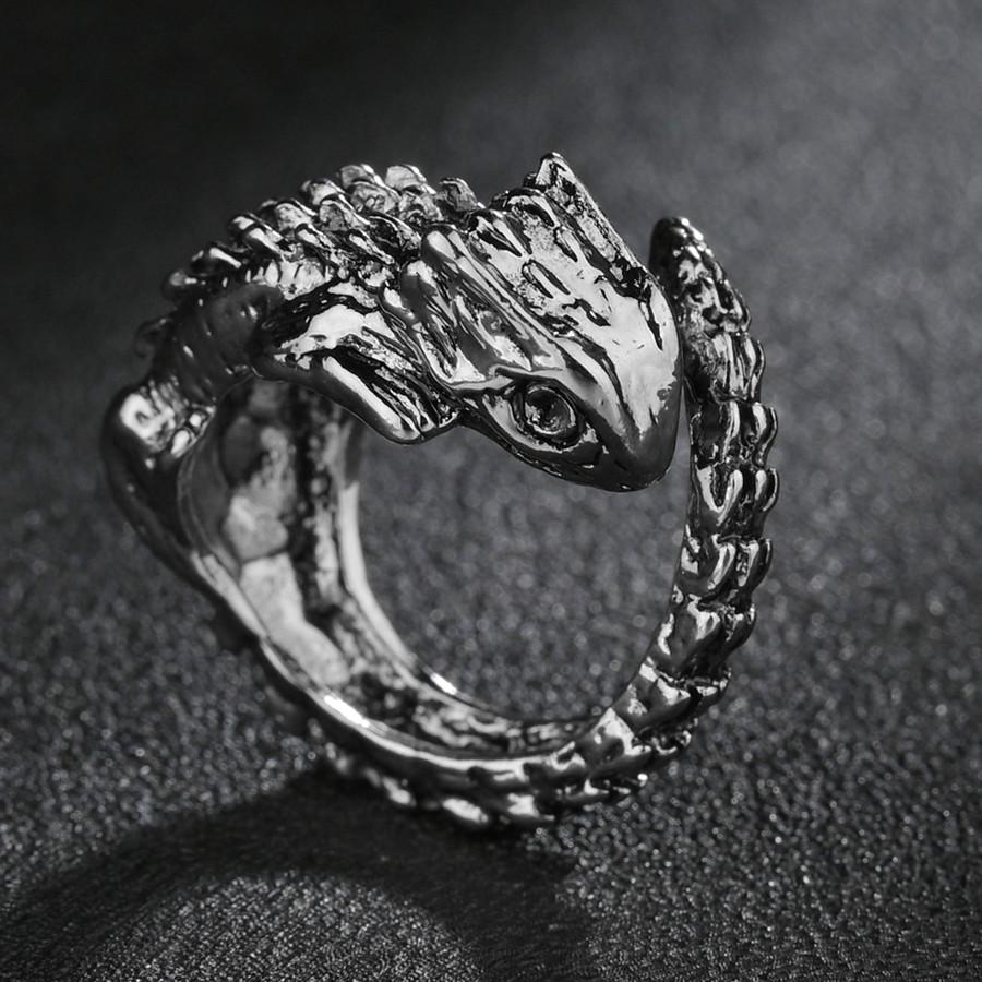 1 STuks Punk Vintage Zwart Grote Open Kruis Ring Voor Vrouwen Feest Sieraden Mannen Trendy Gotisch Goud Zilver Kleur Vinger Ringen Anillo