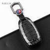 Abs Carbon Fiber Style Car Key Case Cover Hyundai Elantra Grandeur Accent Solaris Sonata Palisade Kona Creta I20 I30 Ix35 Ix25