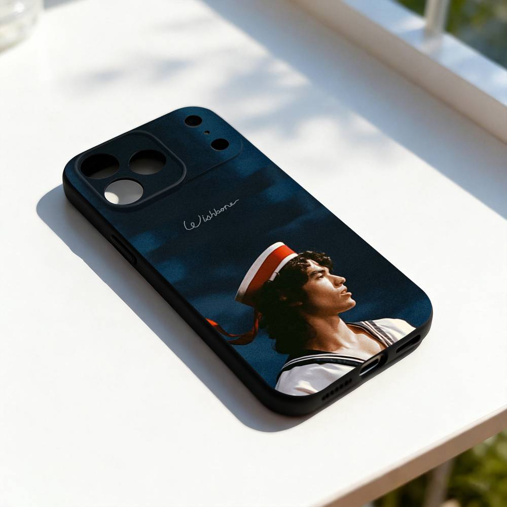 C-Conan Gray Wishbone Cool For iPhone 17,16,15,14,13,12,11,Pro,Max,Plus,E,SE4,Air,Mini Black Soft Cover Phone Case