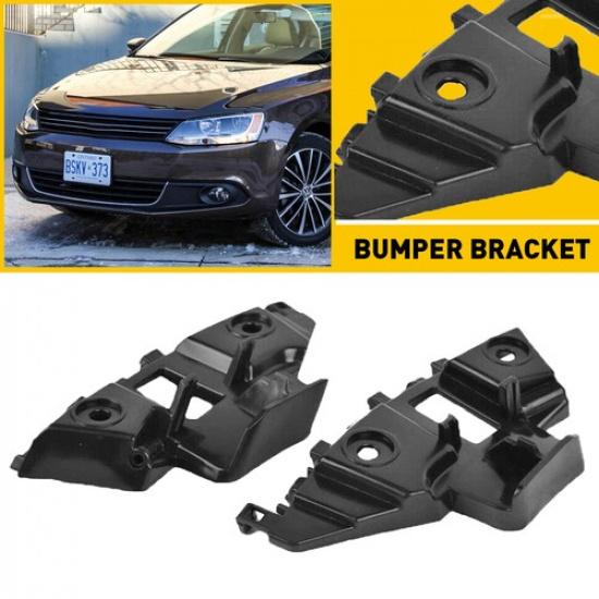 Front Bumper Support Retainer Bracket Set for 2011 2014 Volkswagen Jetta Pair 2x