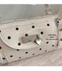 2026 Spring Korean Style Polka Dot Women's Underarm Handbag - Fashionable Single Shoulder Pillow Bag