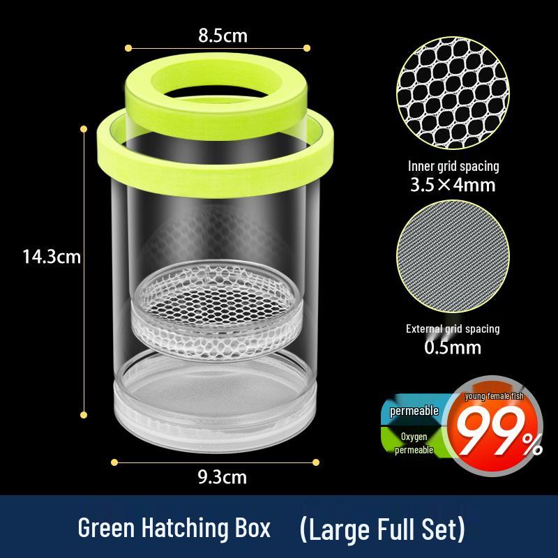 Guppy Fish Breeding Box for Small Fish, Fry, and Betta - Aquarium Isolation Tank