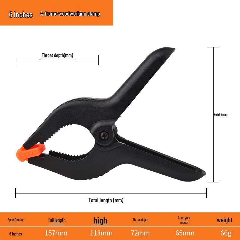 Quick Woodworking A-Clamp for Marble & Stone, Thickened Spring, 4/6/9 Inch