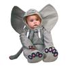 Baby Costume - Elephant - 12/24 Months - Grey - Polyester