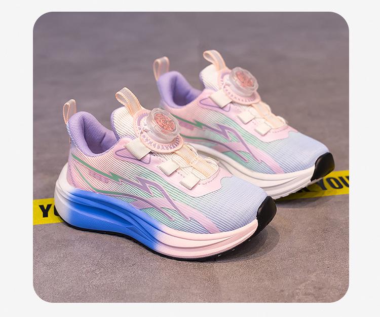 2025 Girls' Breathable Mesh Running Shoes - Shock-Absorbing, Wear-Resistant, Non-Slip Sports Sneakers