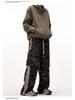 Men's Retro Camouflage Overalls: Spring Casual, Trendy, Loose-Fit with Large Pockets
