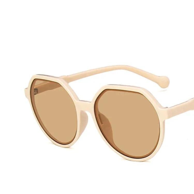 

New Women Eye Protection Square Frame Sunglasses Vintage Small Framed Brown Sun Glasses Ultra Light Blue Light Blocking Eyewear AS THE PICTURE