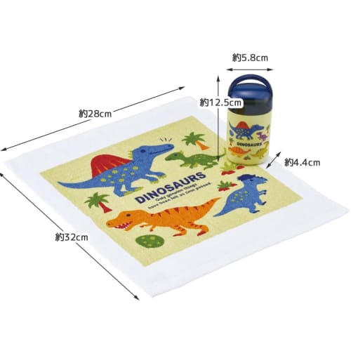 Skater Antibakteriální Wet Wet Set s pouzdrem Wet Towel Dinosaur Picture Made in Japan 32 x 30,5 cm OA5AG-A
