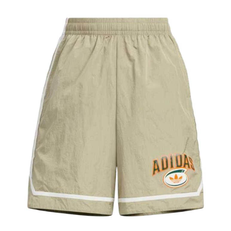 Adidas Originals SS26 Toboggan Mid-Rise Solid Color Lace-Up Shorts Men shorts KG3318 140