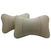 Customizable Leather Car Headrest and Neck Support Bone Pillow
