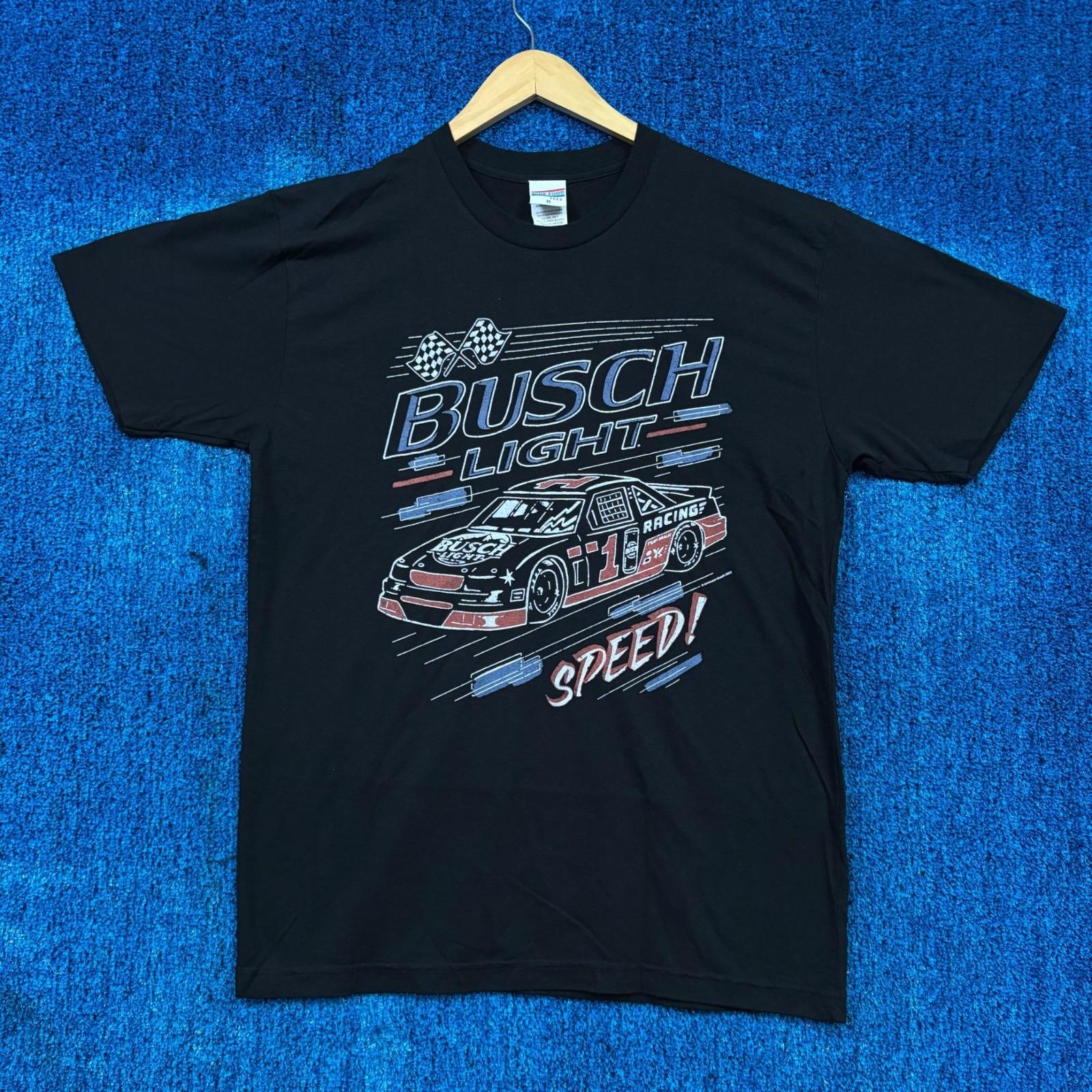 Busch Light Beer Speed Graphic T-Shirt Size Medium XXL