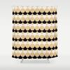 Simple Retro Round Pattern Bathroom Curtain, Home Decoration, Waterproof Bathtub, Creative Personality Shower Curtain