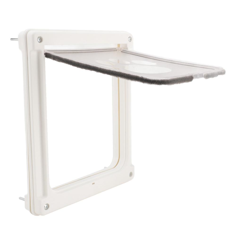 Small Size Cat Flap Two Way Access Pet Passage Safe Opening Pet Access Gate House Door Opening