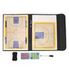 Basketball Clipboard 2.5 Fold Basketball Coaching Board Magnetic Strategy Board with Pen Eraser