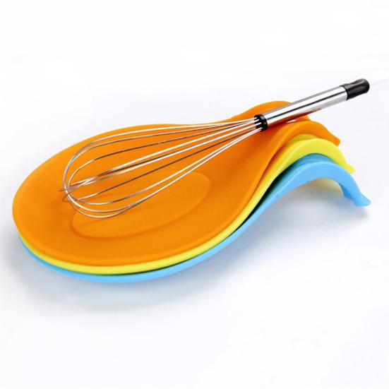 Silikon-Löffelablage, hitzebeständig, für Küchenutensilien, Spatel, Mixer, Pad, Mattenhalter