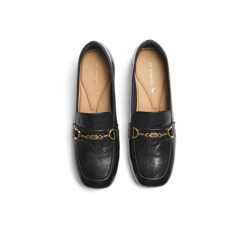 Red Dragonfly Women's Thick Heel Loafers