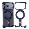 Pro iPhone 18 Pro Max 17 Pro Max Pouzdro pro MagSafe 360° Otočný Magnetický Stojan Hliníkový Bezrámový Kovový Nárazník Nárazuvzdorný Kryt