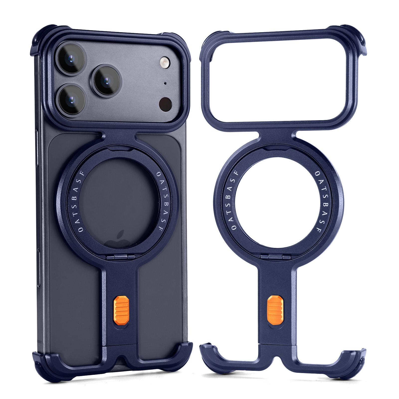 

Eary Magnetic Case for iPhone 17 Pro Max 360°Rotating Ring Kickstand for Magsafe Wireless Charging Shell Shockproof Phone Cover iPhone17 Pro Max
