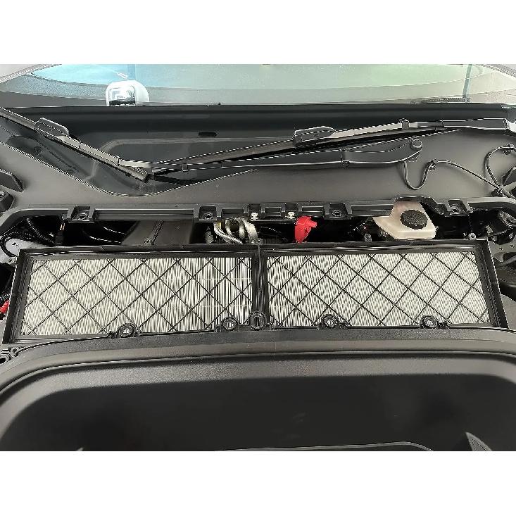 Per Tesla Model Y Juniper 2025-2020 2026 4 Pezzi Filtro Abitacolo HEPA Filtro Ingresso Sostituzione con Accessori al Carbone Attivo